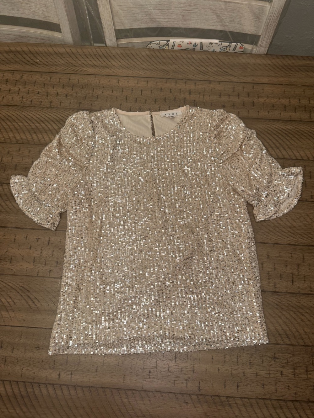 THML Sequin Gold Top